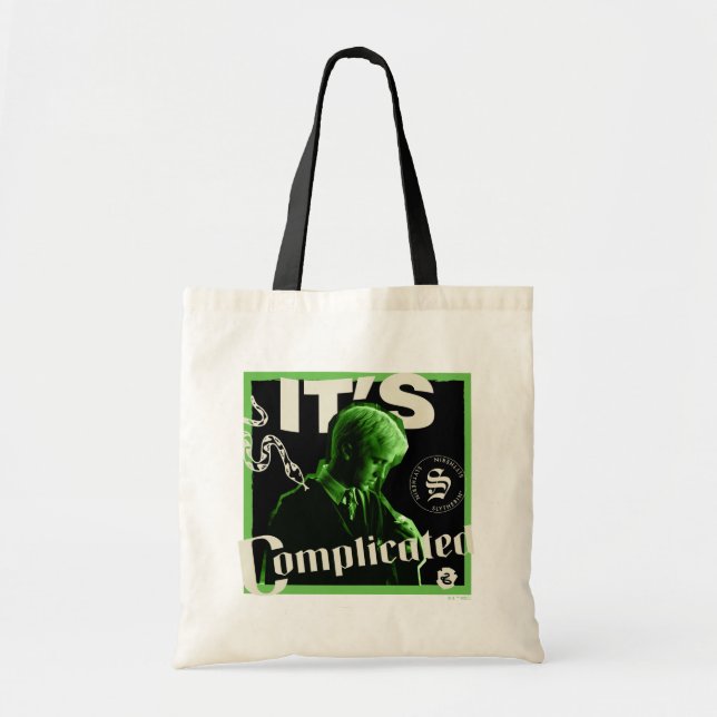 Bolsa Tote Draco Malfoy - "É complicado" (Frente)