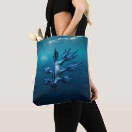 Bolsa Tote Dragão Azul do Mar