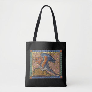 Bolsa Tote Dragão Bestiário Medieval c. 1270