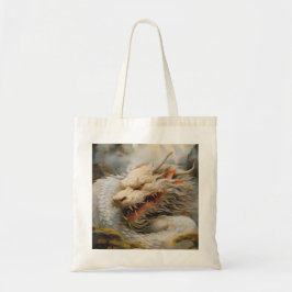 Bolsa Tote Dragão Branco Oriental