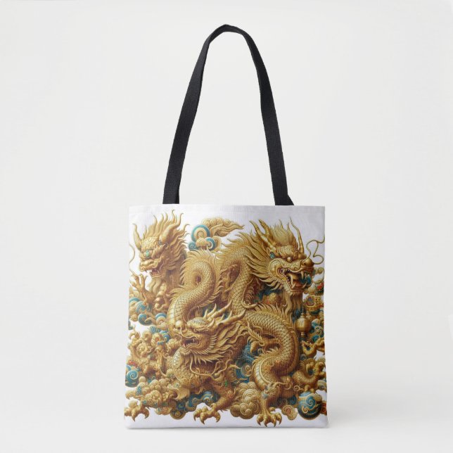 Bolsa Tote dragão chinês (Frente)