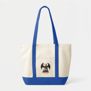 Bolsa Tote Dragão Fantasia Gráfica Personalizável Respirando 