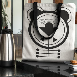 Bolsa Tote Dragão Geométrico Moderno Zodiac