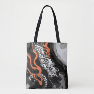 Bolsa Tote Dragão, Hiroshige, Ukiyo-e