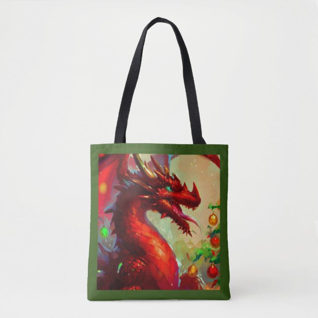 Bolsa Tote Dragão Natal 1 (Frente)