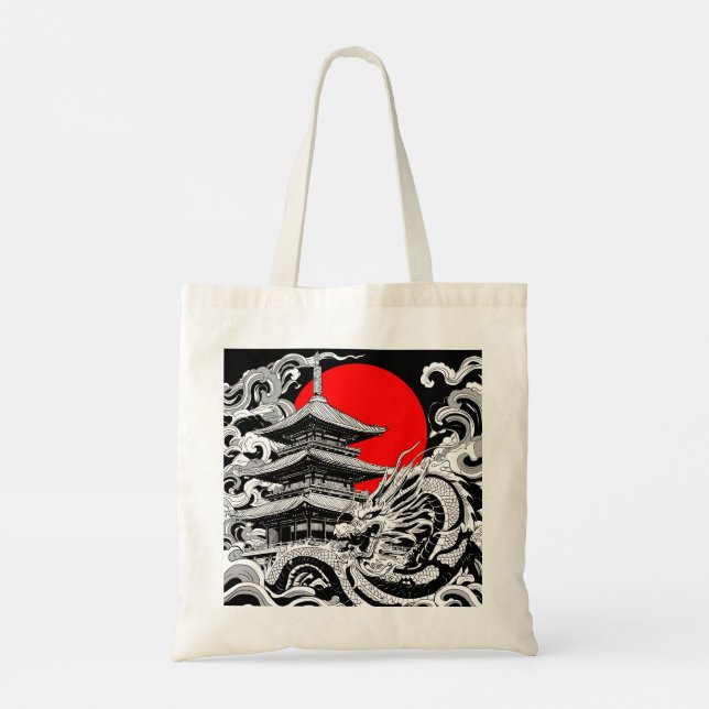 BOLSA TOTE DRAGÃO ORIENTAL (Verso)