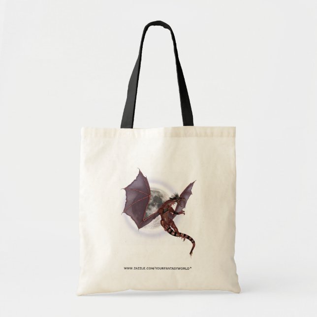 Bolsa Tote Dragão Vermelho (Frente)