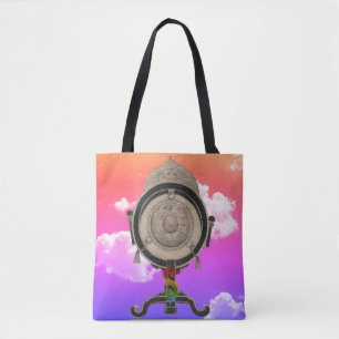 Bolsa Tote Dragões e Tambor Antigo nas Nuvens
