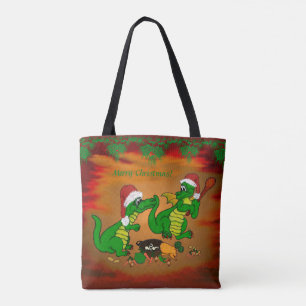 Bolsa Tote Dragões - Feliz Natal! Hoje eu cozinharei
