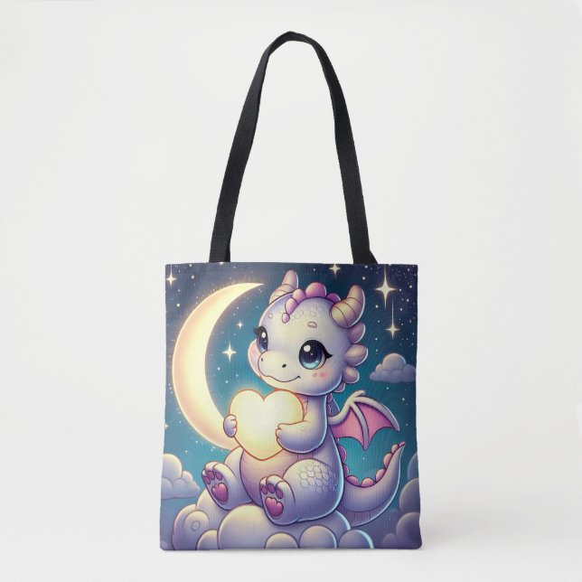 Bolsa Tote Dragon Moon Heart (Frente)