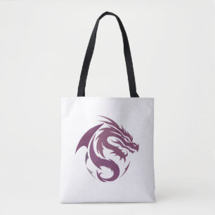 Bolsa Tote Dragon Vetor Art Animal Modern Urban City Graphic
