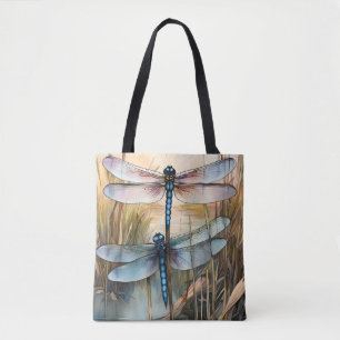 Bolsa Tote Dragonflies entre Cattails e Leeds