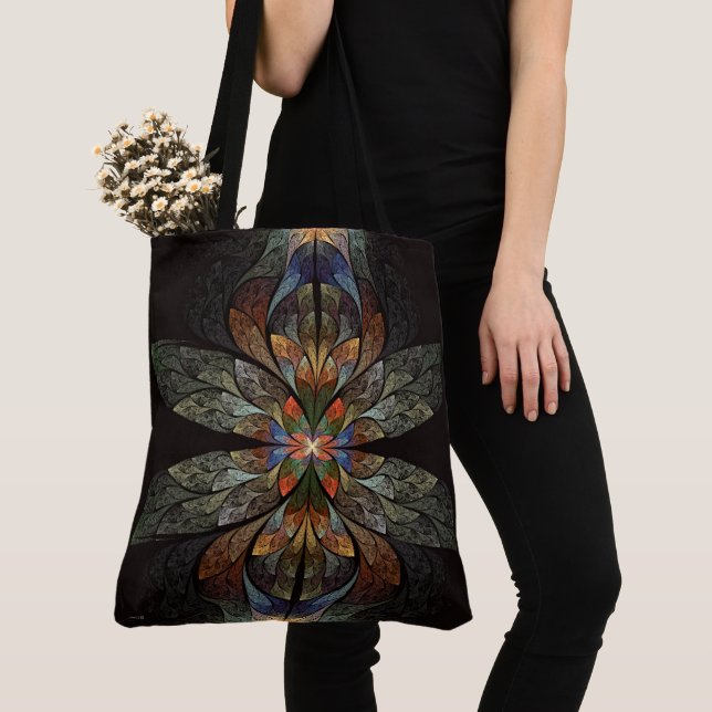 Bolsa Tote Dragonfly Abstrato (Close Up)