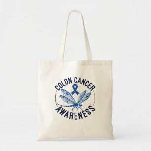 Bolsa Tote Dragonfly Azul Fita Azul com Sensibilização do Can