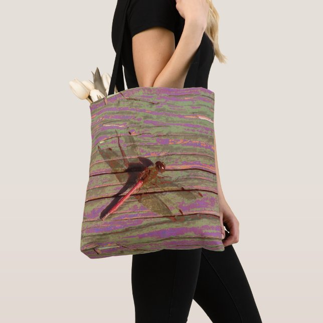 Bolsa Tote Dragonfly Colorful (Close Up)