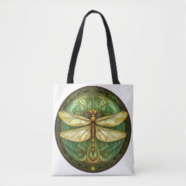 Bolsa Tote Dragonfly de ornamentado com barra de ferramentas 