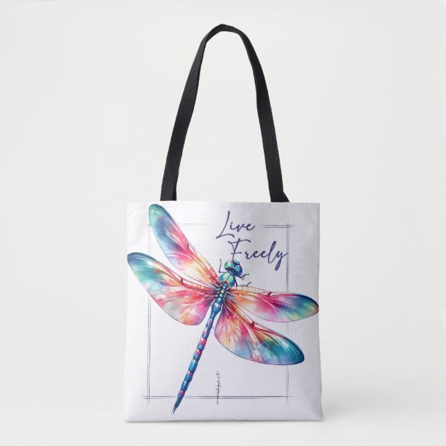 Bolsa Tote Dragonfly of Freedom (Frente)