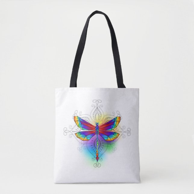 Bolsa Tote Dragonfly Poligonal (Frente)