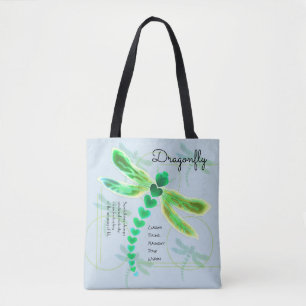 Bolsa Tote Dragonfly Saco Azul-Claro