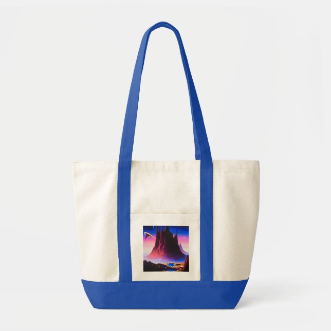 Bolsa Tote Dream World Oil Painting (Frente)