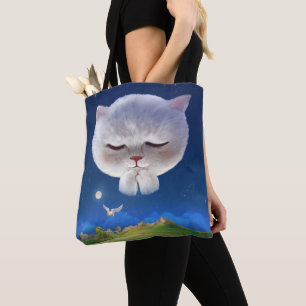 Bolsa Tote Dreamnight Sky com Cat