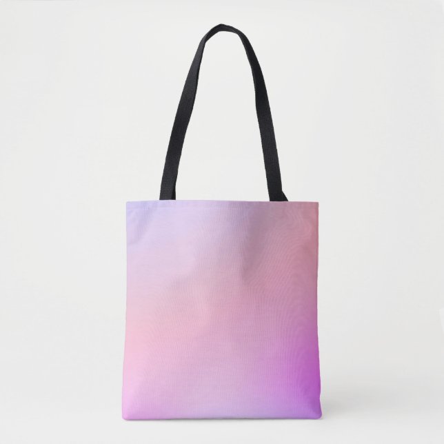 Bolsa Tote Dreamy Cotton Candy Pastel Gradient (Frente)