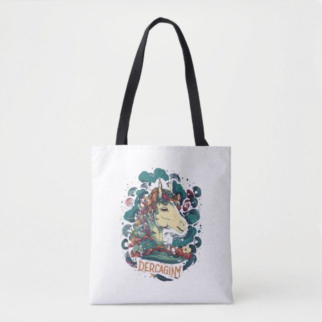 Bolsa Tote Dreamy Unicorn Personalidade (Frente)