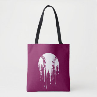Bolsa Tote Dripping Baseball Design for Bold Sports Fans