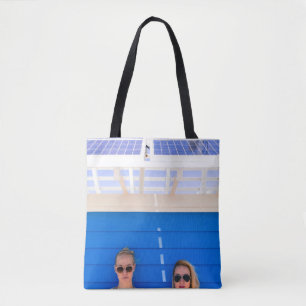 Bolsa Tote Duas mulheres tirando fotos selfie