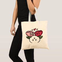 Duas rosas cor-de-rosa se beijando Design