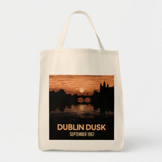 Bolsa Tote Dublin Dusk: Cenas de Crepúsculo cativantes
