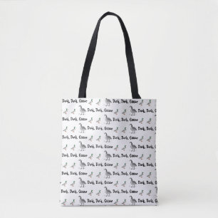 Bolsa Tote Duck Duck Goose Crianças Engraçadas Jogo Cartograf