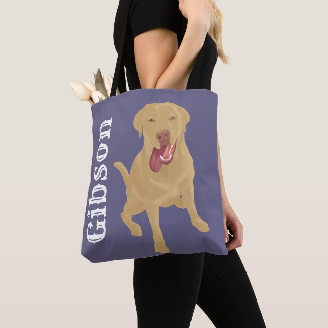Bolsa Tote Dudley Labrador Retriever (Close Up)