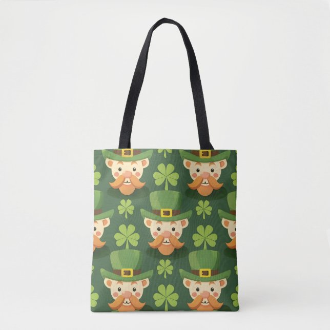 Bolsa Tote Duende de Bigode Fofo (Frente)