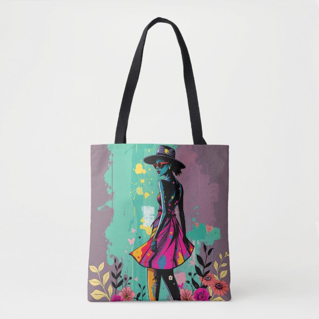 Bolsa Tote Dueto da Musa Esmeralda  (Frente)