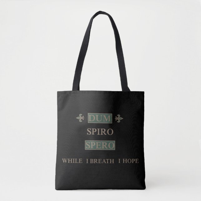 Bolsa Tote Dum spiro spero (Frente)