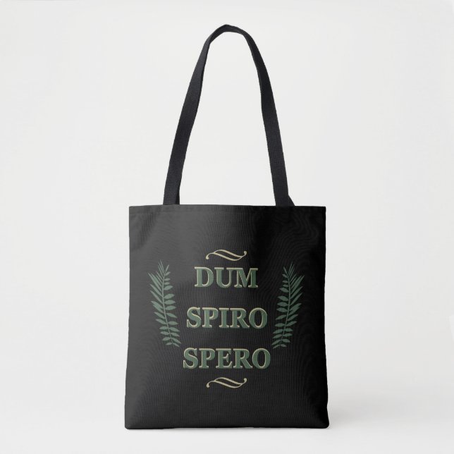 Bolsa Tote Dum spiro spero (Frente)