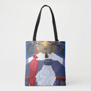 Bolsa Tote Dumbledore & Fawkes em Balcony