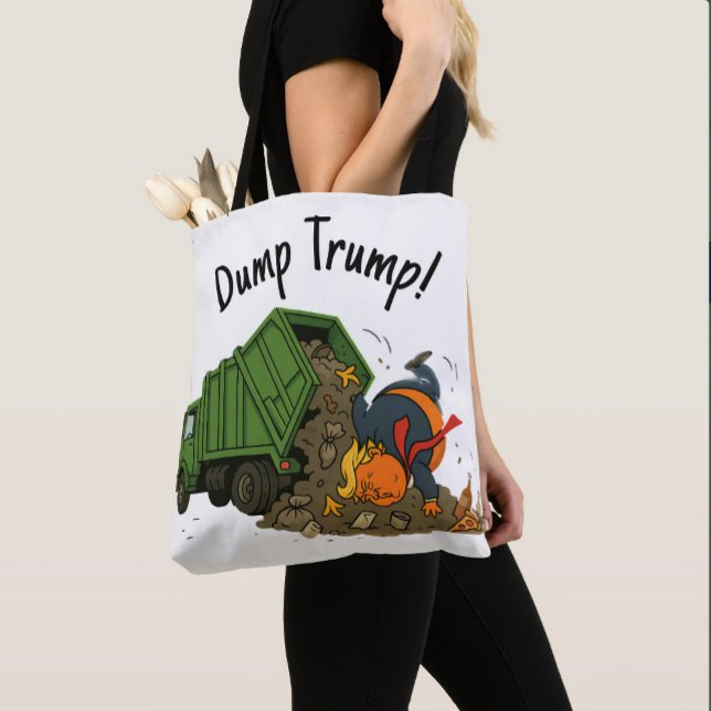 Bolsa Tote Dump Trump! Anti-Trump Anti-Republicano (Criador carregado)