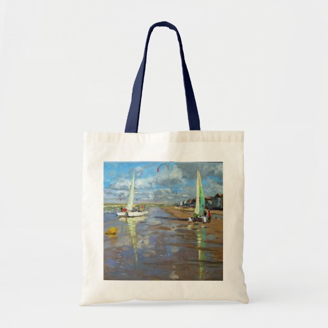 Bolsa Tote Dunas France do zurro da reflexão (Frente)