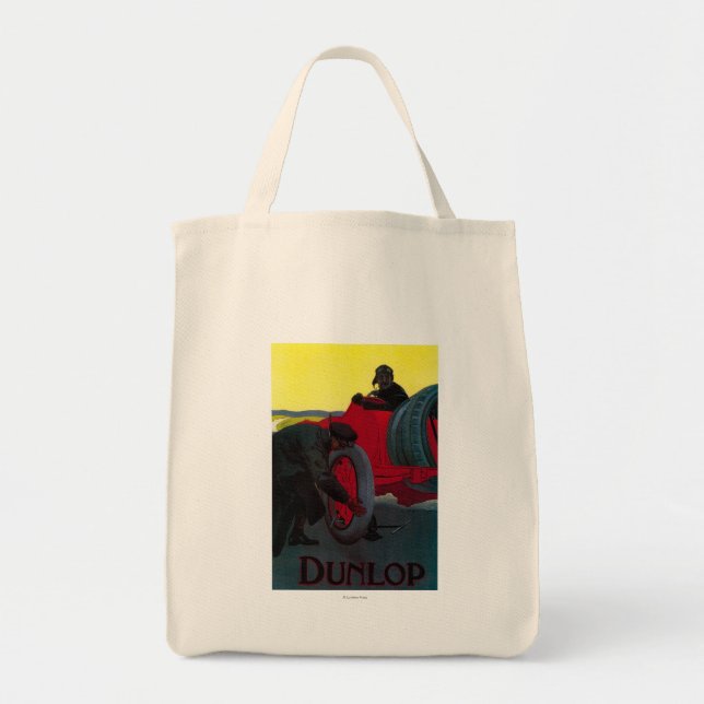 Bolsa Tote Dunlop Vintage PosterEurope (Frente)