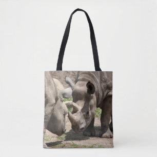 Bolsa Tote Duo rinoceronte