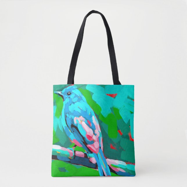 Bolsa Tote dupla-faced Bluebird (Frente)