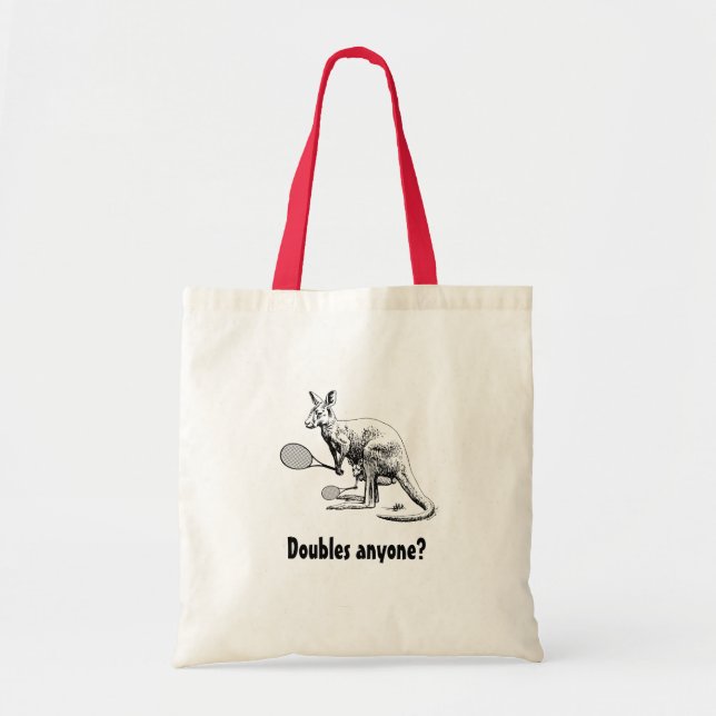 Bolsa Tote Duplica De Alguém? Kangaroo Tênis (Frente)