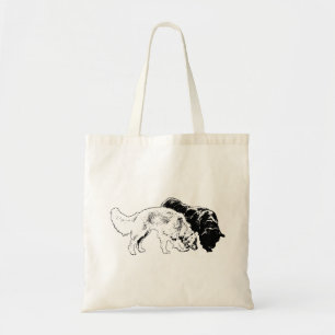 Bolsa Tote Duplo Traço na Noite
