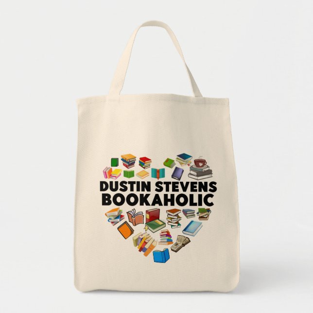 Bolsa Tote Dustin Stevens Bookaholic (Frente)