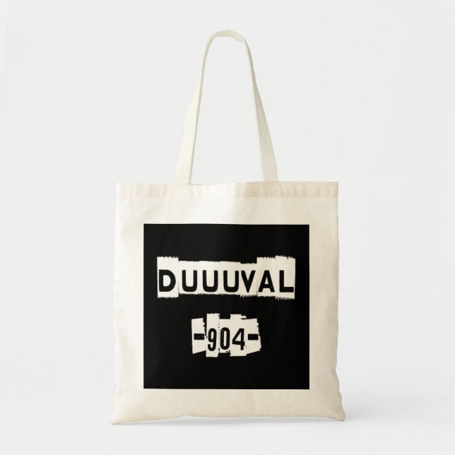 Bolsa Tote DUUVAL 904 Jacksonville Florida Peferct Jax Pullo (Frente)