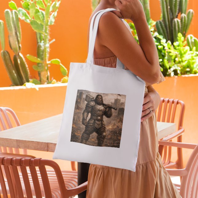 Bolsa Tote Dwarven Forge Scene Tote Bag – Fantasy Blacksmith  (Criador carregado)