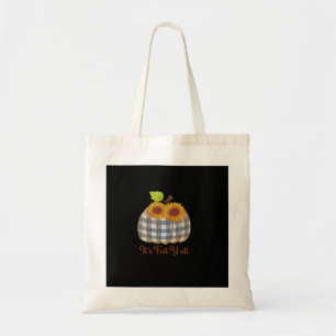 Bolsa Tote É a festa de vocês, Xadrez de abóbora, diversão do