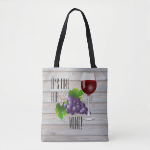 Bolsa Tote É a hora do vinho!